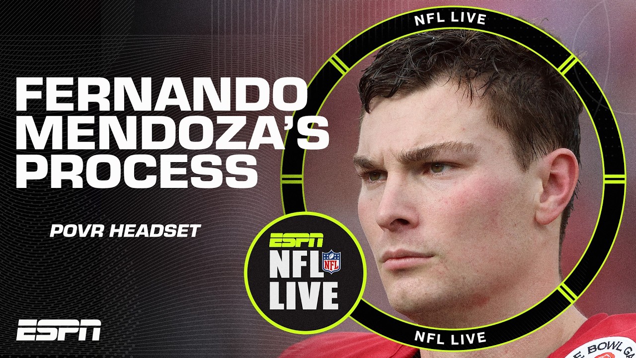 NFL Live clip — a college quarterback's first-person view against a tough defense in the StatusPro Visualizer